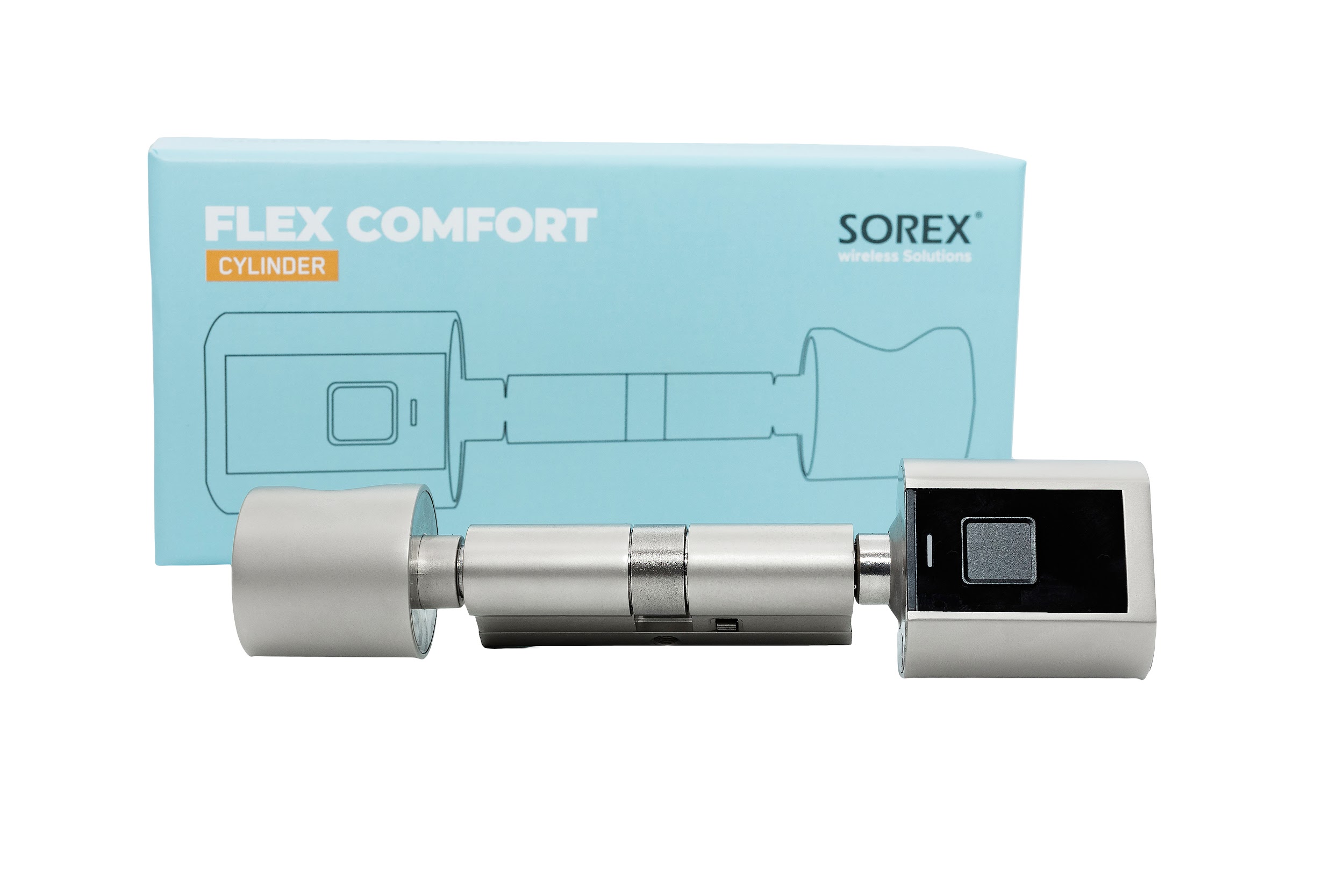 FLEX Comfort Cylinder RFID & mobile phone & Fingerprint digital elektronisch 2
